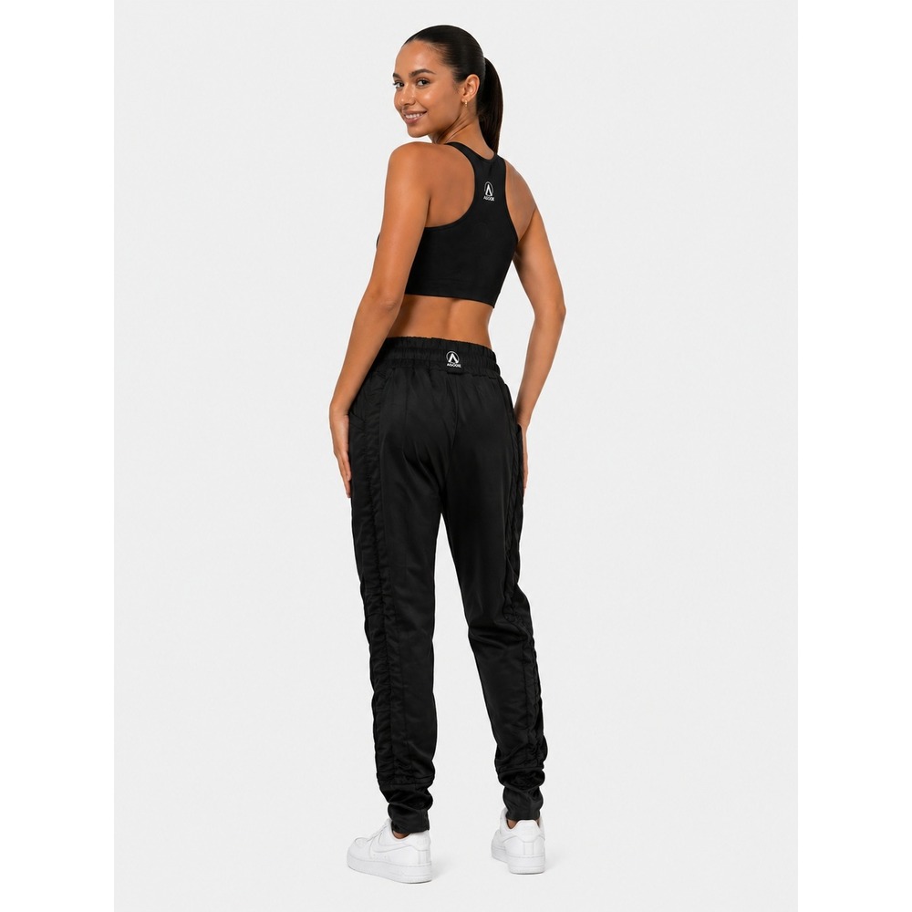 AGOGIE‎ Women Resistance Band Leggings Black +40 Resistance Training Size XS